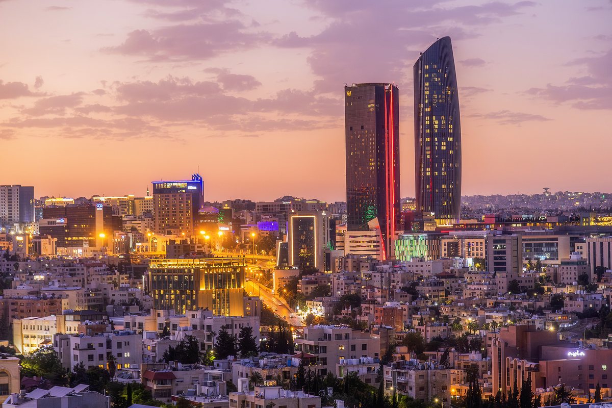 Amman skyline, Amman, Jordan