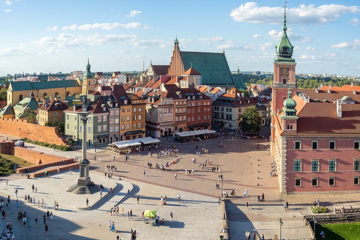 Castle Square, Warsaw, Poland